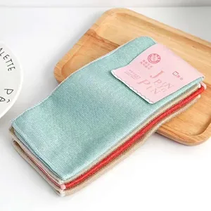 microfibre drying rag kitchen dish towel two sides high cleaning dish cloth