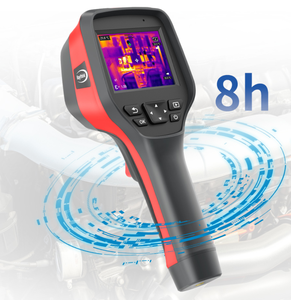 جهاز التصوير الحراري بالأشعة تحت الحمراء RM200A مع ميزان حرارة ورؤية ليلية، دقة 256*192، تصوير مزدوج الضوء، معدات اختبار درجة الحرارة الصناعية - Product Image 3