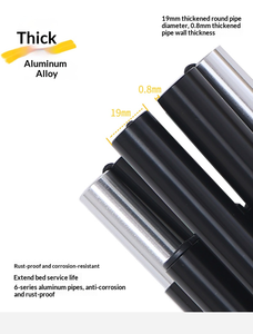 Lit de camp de style moderne avec tubes en aluminium de série 6, capacité de charge de 150 kg, lit pliant d'extérieur pour le <span class=keywords><strong>camping</strong></span> et <span class=keywords><strong>la</strong></span> survie - Product Image 2