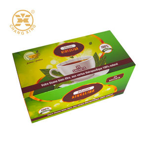 Boîte à thé OEM personnalisable en carton brillant avec impression à l'encre, emballage pour café, boîtes en papier pour produits minceur et nouveaux produits - Product Image 4