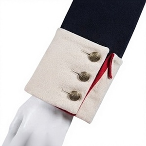 Costume colonial du XVIIIe siècle pour homme, kit de reconstitution historique, veste et pantalon, uniforme d'extérieur - Product Image 6