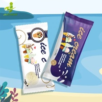 Sachets d'emballage personnalisés en plastique thermoscellable pour glaces, bâtonnets glacés et crèmes glacées