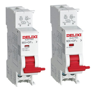 Accesorios para Disyuntor Miniatura Delixi, Protección de Sobretensión/Subtensión de Media Tensión, Contacto Auxiliar de Subtensión, Unidad de Disparo por Derivación - Product Image 3