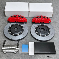 Kit Kaliper Rem Delapan Piston Baru Berbahan Karbon Keramik Cocok untuk Nissan GTR R34 R33 Lexus RX LX470 LX570 LX600 Toyota LC200 LC300
