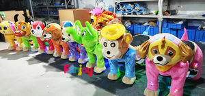 Skuter listrik mainan berkendara uniseks, dioperasikan baterai kuda mewah sempurna untuk mal dengan anak-anak dan dewasa - Product Image 5