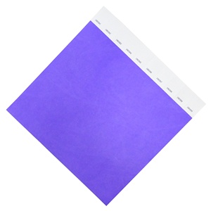 Venta caliente 1 ''x 10'' Tyvek impermeable <span class=keywords><strong>ID</strong></span> código de barras pulsera de papel suave pulseras promocionales únicas para fiestas - Product Image 2