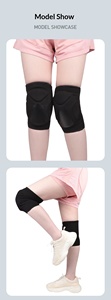 Nouvelles genouillères en silicone éponge pour l'extérieur, genouillères de sport pour hommes, antidérapantes, genouillères de sport pour femmes, protection du ménisque, protège-jambes - Product Image 4