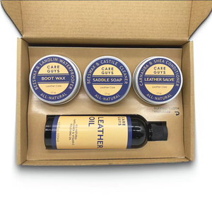 OEM Kit per la cura della pelle in cera d'api balsamo per olio in pelle per lucidare ammorbidimento borse scarpe divani - Product Image 2