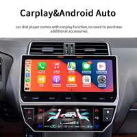 Lecteur multimédia DVD de voiture Android 12.3 "pour Toyota Land Cruiser Prado 150 2018 - 2022 autoradio stéréo 4G DSP Carplay