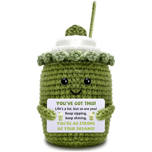 Juguete de Peluche Tejido a Crochet Hecho a Mano con Diseño Positivo para Niños, Venta Caliente - Product Image 3