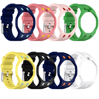 Kompatibles Swatch Silikon-Gel-Armband mit Dornschließe für AP Royal Oak Pop Collaboration Taschenuhr Armbanduhr Einzeln erhältlich