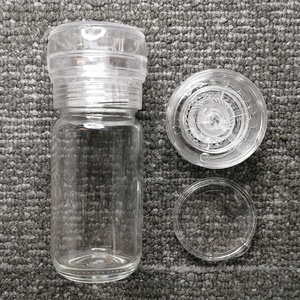 80 ml Broyeur Manuel d'Articles <span class=keywords><strong>de</strong></span> Ménage, Épices et Noix, Moulin à Herbes en Bouteille <span class=keywords><strong>de</strong></span> Verre, Mélangeur à Poivre pour Cuisine - Product Image 5