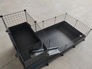 Jaula de malla de lujo de venta directa de fábrica, jaula DIY para cerdos holandeses, cobayas y hámsters, corral de metal ecológico con embalaje en caja - Product Image 3