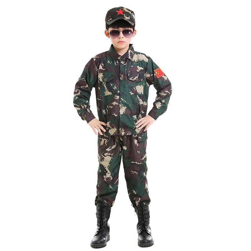 Jogo de fantasia de equipamento militar infantil para brincar de soldado do exército, jogo de dramatização para presente