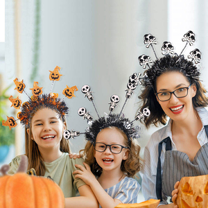Nueva Diadema de Terror para Halloween con Diseño de Telaraña, Calavera y Murciélago, Ideal para Niñas y Preescolares - Product Image 6