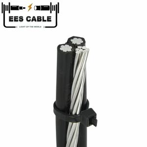 600V nhôm Triplex trên không ABC dịch vụ thả Dây cáp 2*2/0 + 2/0 AWG dungenese với trần aaac Sứ Giả - Product Image 2
