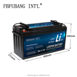 Batterie portable économique de stockage d'énergie solaire à décharge profonde 24V 100Ah, batterie au lithium fer phosphate 24V - Product Image 6