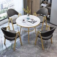 Meilleure Vente Ensemble Table et Chaises de Salle à Manger en Bois Design Personnalisé Prix Compétitif Style Moderne Simple Rond 4 Chaises