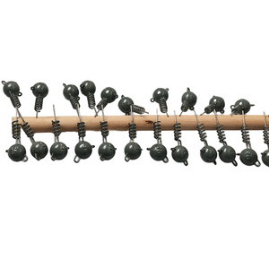 Plomos de pesca tipo bola de 5g, 7g, 10g, 15g, 20g, 25g, 30g, 50g, con diseño de resorte antienredos y rosca para pesca con señuelos. - Product Image 3