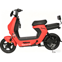 Scooter électrique 500W 10 pouces pour adulte, 48V 60V, avec frein à tambour avant et arrière, compteur LED et suspension hydraulique