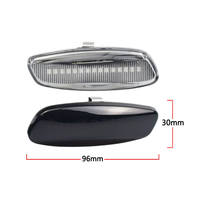 إشارة انعطاف جانبية ديناميكية LED لسيارات بيجو 207 308 3008 5008 وسيتروين C3 C4 C5