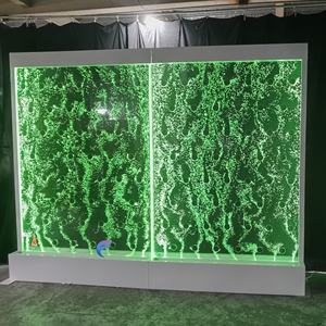 Customized shiny led light water pillar <b>acrylic</b> bubble tube for party decoration - Product Image 6