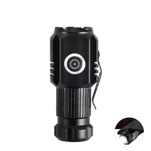 Mini vật liệu kim loại 3 Led đèn pin Type-C sạc mạnh mẽ USB sạc Torch ánh sáng cho cắm trại săn bắn - Product Image 1