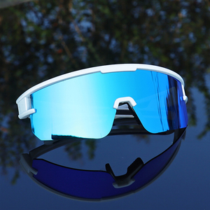 แว่นตากันแดดทรงสปอร์ต เลนส์โพลาไรซ์ตามหลักสรีรศาสตร์ กรอบหลากสี สำหรับขับรถ ขี่จักรยาน ป้องกันรังสียูวี 400 แว่นตานิรภัย รับสกรีนโลโก้ - Product Image 1