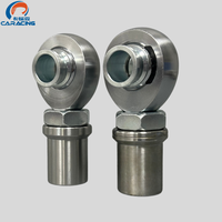 Rotule en acier allié haute précision Caracing 7/8-14, boule de 1,375 po, alésage de 0,75 po, certifiée ISO 9001, résistante à la corrosion, entièrement filetée