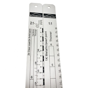 Regla de Medición para Mezclar Pinturas, Reglas de Aluminio para Pinturas - Product Image 2
