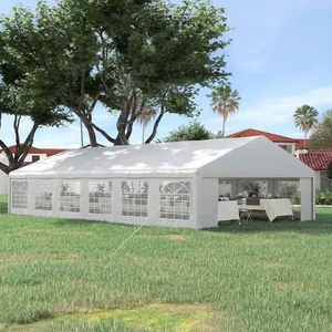 Canvas Party Tent Garden Gatherings Paired 20x20 Design Durable Carpas Para Eventos Elegant Wedding Tent For Ceremonies - Product Image 4