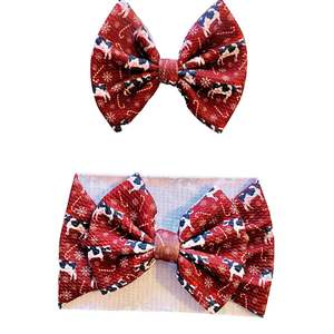 Navidad vaca Animal diadema invierno <span class=keywords><strong>Liverpool</strong></span> bala bebé diademas Nylon Santa elfo diadema para Niña Accesorios de lazo para <span class=keywords><strong>el</strong></span> cabello - Product Image 1