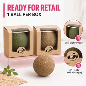 Balle durable en mélange de catnip pour chat, jouet de fitness pour améliorer l'agilité et offrir un plaisir durable - Product Image 1
