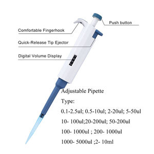 Micropipeta de un solo canal de volumen ajustable micropipeta automática digital mecánica volumen fijo - Product Image 5