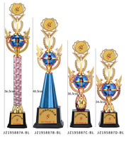 Vente directe d'usine, trophée en plastique à colonne unique personnalisé, trophée en cristal de luxe, récompenses, trophées d'usine, médailles, plaques