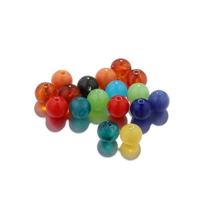 Imitation Jade Chalcedony Round <b>Beads</b> 6-24mm Multicolor Loose Stone <b>Beads</b> For DIY Jewelry Making - Product Image 3
