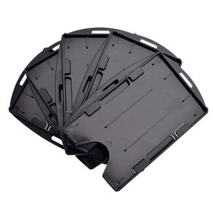 Поставка с завода, двухсторонний жесткий пластиковый вертикальный офисный бейдж, многогранный тег с черным и прозрачным логотипом - Product Image 2