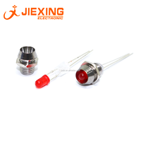 Support de panneau de couverture en métal de cuivre de support de LED de 5mm avec l'entretoise en nylon pour la diode de LED