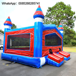 Château rebondissant extérieur de mini de PVC maison gonflable pourpre de rebond de qualité marchande - Product Image 2