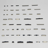 Conector FPC de 1.0 mm de paso, horizontal, SMT, contacto superior, inferior, vertical, 4-30 pines, 2.5 mmH, PCB flexible, tipo pull-type