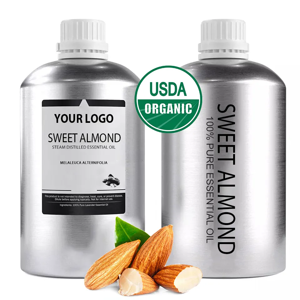 Produttore di olio vettore sfuso olio di mandorle dolci biologico naturale puro