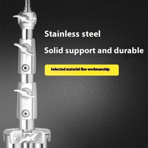 Support en acier inoxydable porteur de 2.8m de haut trépied de lumière photo portable multifonctionnel <span class=keywords><strong>pour</strong></span> le tournage de films télévisés - Product Image 2
