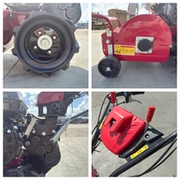 NEWPANDA Trituradora de Césped Tipo Martillo de Gasolina de 10.5 HP 190F, Alta Productividad, con Transmisión por Correa y 48 Cuchillas