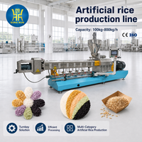Machine à fabriquer du riz artificiel instantané, extrudeuse alimentaire à double vis pour ligne de production de riz enrichi, équipement d'usine