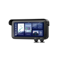 AOOCCI BM7 Pantalla GPS Inalámbrica Impermeable de 7 Pulgadas para Tablero de Auto, Android Auto, Carplay, Navegación Portátil, 1 Año, Motocicleta