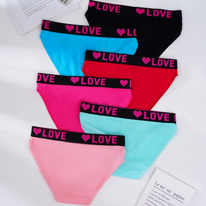 Serie Love con Stampe, Mutandine da Donna in Cotone di Alta Qualità, Morbide e Delicate sulla Pelle, per Bikini - Product Image 2
