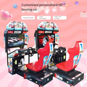 Videojuego de carreras de circuito de alta definición de 32 pulgadas, Arcade, consola de conducción operada por monedas a gran escala - Product Image 2