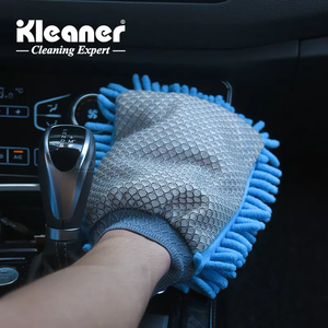 Kleaner <span class=keywords><strong>Gant</strong></span> de lavage de voiture en <span class=keywords><strong>microfibre</strong></span> de chenille <span class=keywords><strong>multi</strong></span>-usages <span class=keywords><strong>Gant</strong></span> de nettoyage de voiture de haute qualité - Product Image 2