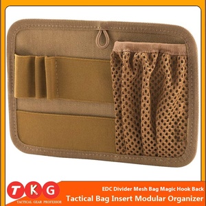 Custom Tactical Outdoor Edc Divider Mesh Bag <b>Nylon</b> Magic Hook Back Panel Vest Pouches <b>Backpack</b> Hunting Accessories - Product Image 4