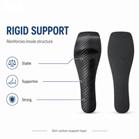 Semelle intérieure en fibre de carbone pour hommes et femmes, insert rigide pour le soutien des doigts des pieds, du hallux rigidus, du doigt de Morton et de l'arthrite